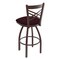 Holland Bar Stool Co 30" Swivel Bar Stool, Bronze Finish, Canter Bordeaux Seat 82030BZ005 - alternate 3